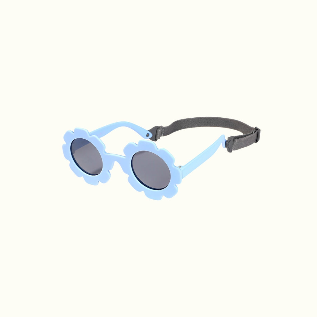 Petal Glow Polarized Sunglasses | Floral Silicone Baby Eyewear