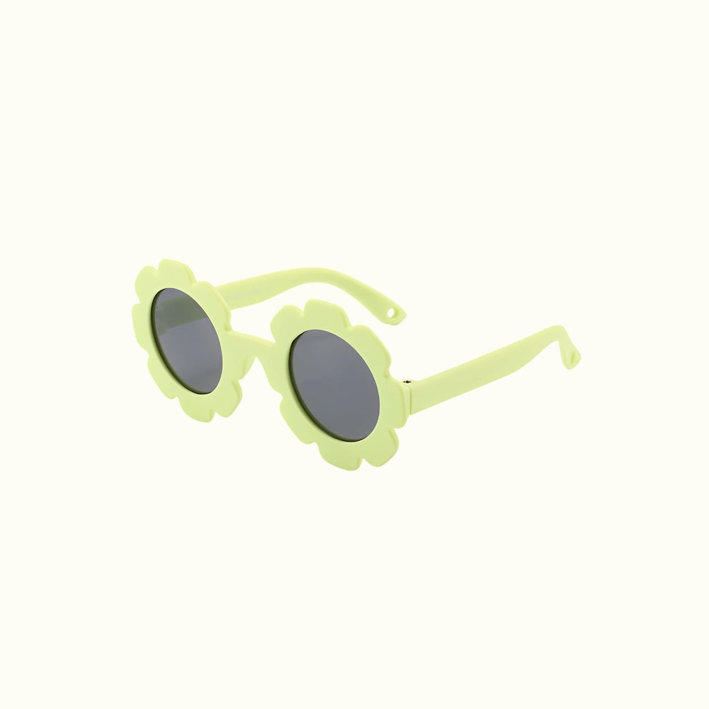 Petal Glow Polarized Sunglasses | Floral Silicone Baby Eyewear