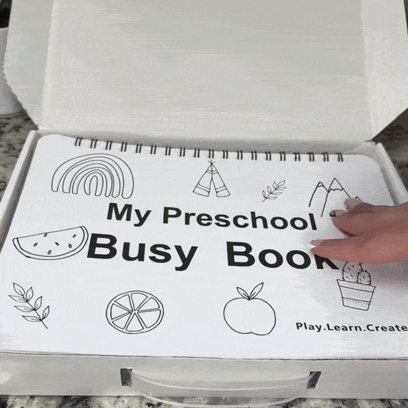 Whimsical Journey Toddler Busy Book | Engaging Learning Activity