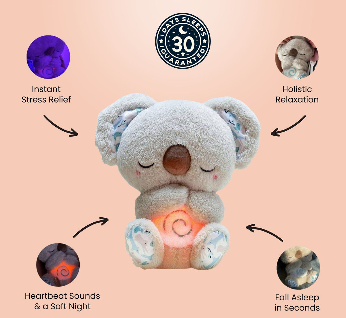 Koala Cuddle Bamboo Plush Toy | Soft & Cosy Baby Comforter