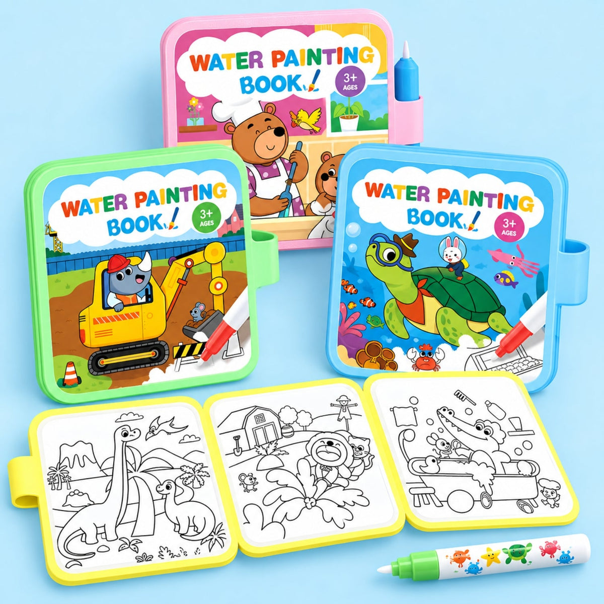 AquaWhimsy Water Coloring Book | Creative Fun for Toddlers
