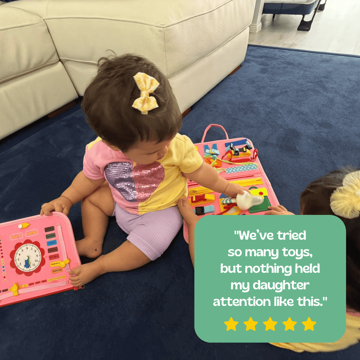 GentlePath Montessori Busy Board | Engaging Learning Toy for Toddlers