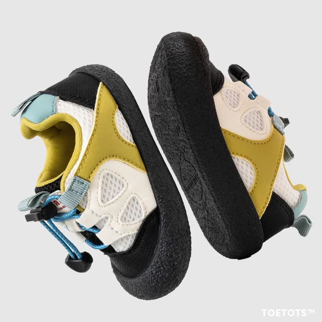 TerraStride Toddler Sneakers Grey | Lightweight Non-Slip Baby Shoes