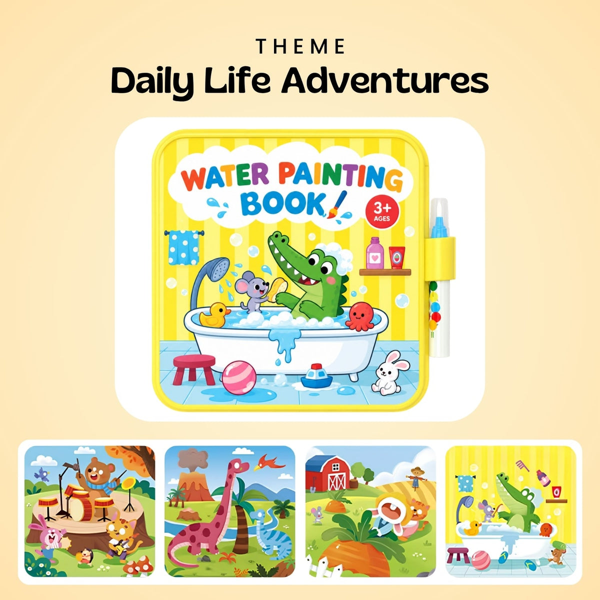 AquaWhimsy Water Coloring Book | Creative Fun for Toddlers