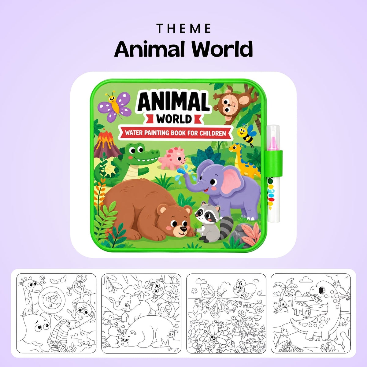 AquaWhimsy Water Coloring Book | Creative Fun for Toddlers