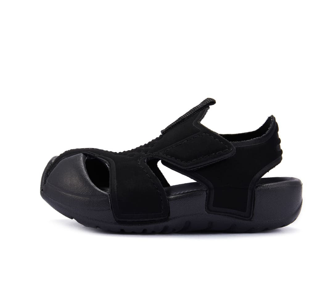 Seaside Breeze Toddler Two-Tone Sandals in Black