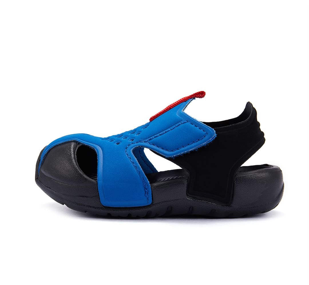 Seaside Breeze Toddler Two-Tone Sandals in Blue & Black