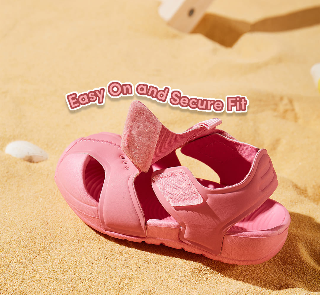 Seaside Breeze Toddler Two-Tone Sandals | Lightweight Non-Slip Footwear