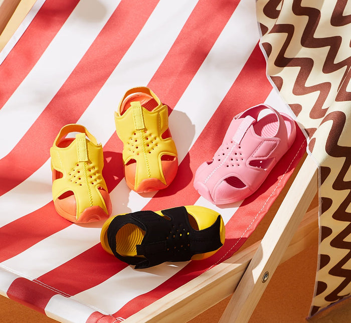 Seaside Breeze Toddler Two-Tone Sandals, image 1