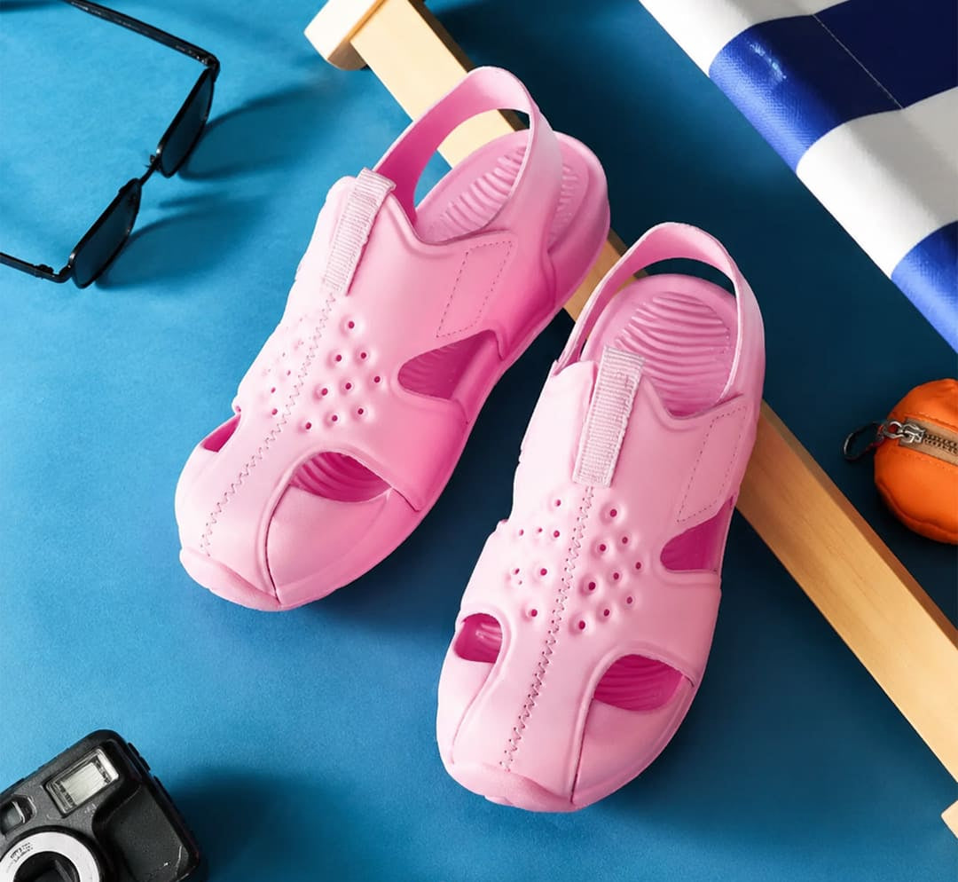 Seaside Breeze Toddler Two-Tone Sandals | Lightweight Non-Slip Footwear