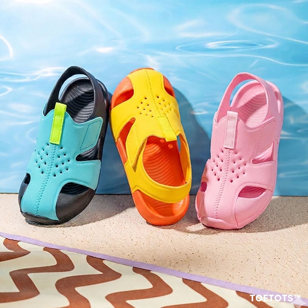 Seaside Breeze Toddler Sandals Aqua | Lightweight Non-Slip Footwear