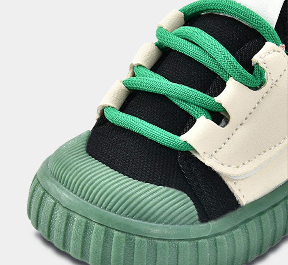 GentleStride Toe-Cap Baby Sneakers | Breathable Soft Sole First Walking Shoes