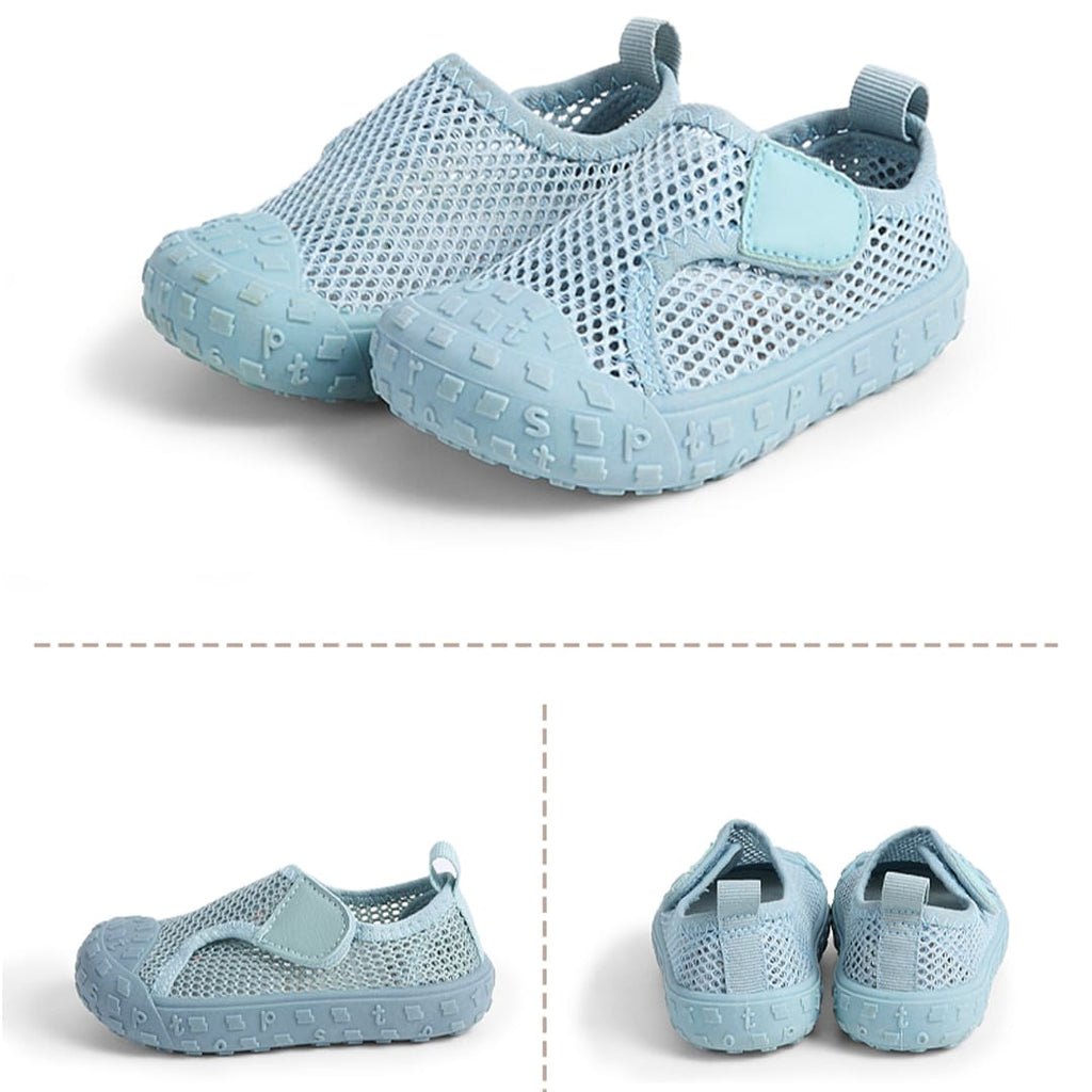 GentleStride Baby Sneakers Grey | Lightweight Non-Slip First Walking Shoes
