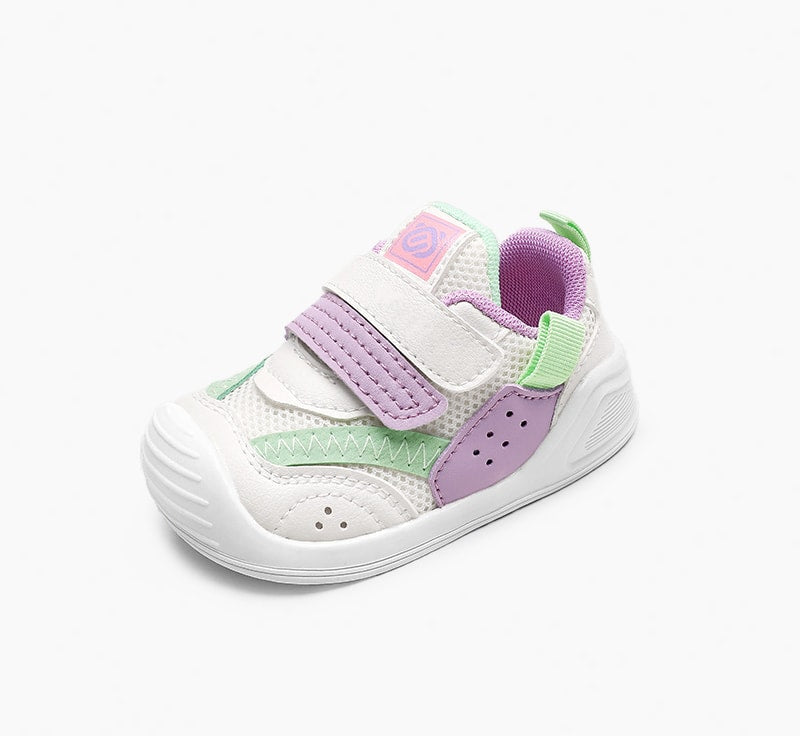 GentleStride Cut-Out Baby Sneakers | Breathable Summer First Walking Shoes