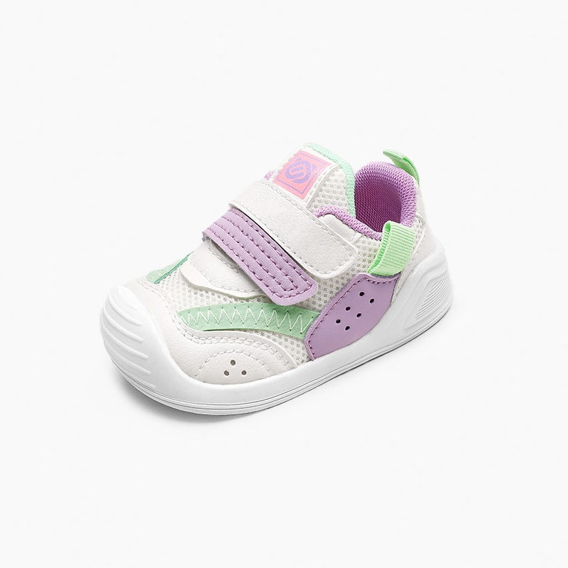 GentleStride Baby Sneakers Grey | Lightweight Non-Slip First Walking Shoes