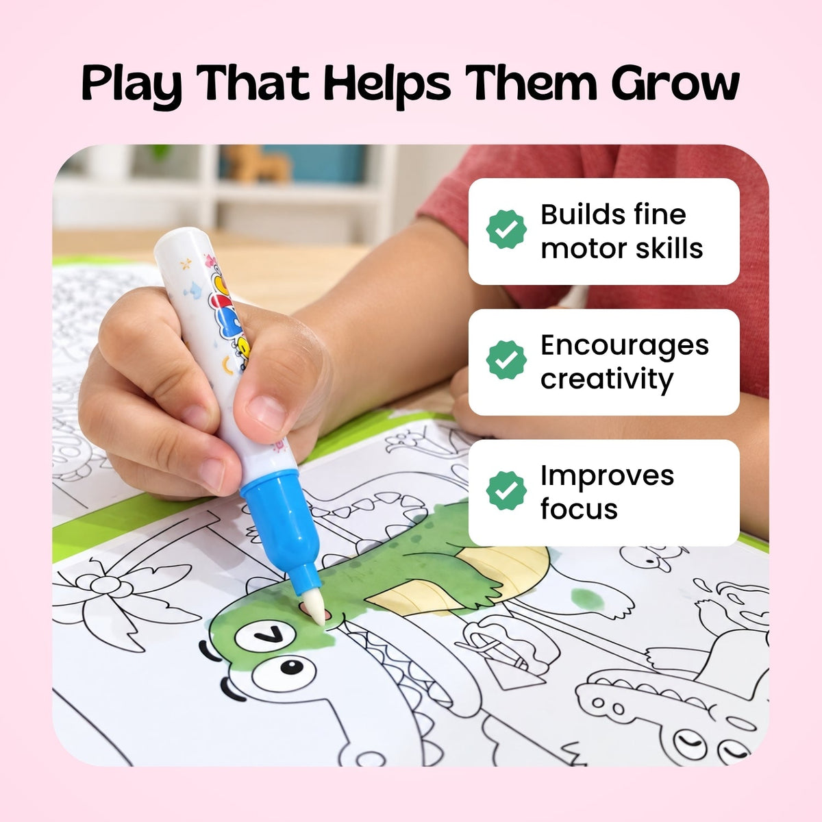 AquaWhimsy Water Coloring Book | Creative Fun for Toddlers