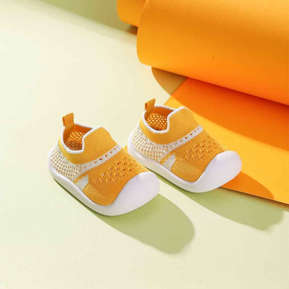 GentleStride Non-Slip Toddler Sock-Shoes Grey | Breathable Baby Footwear