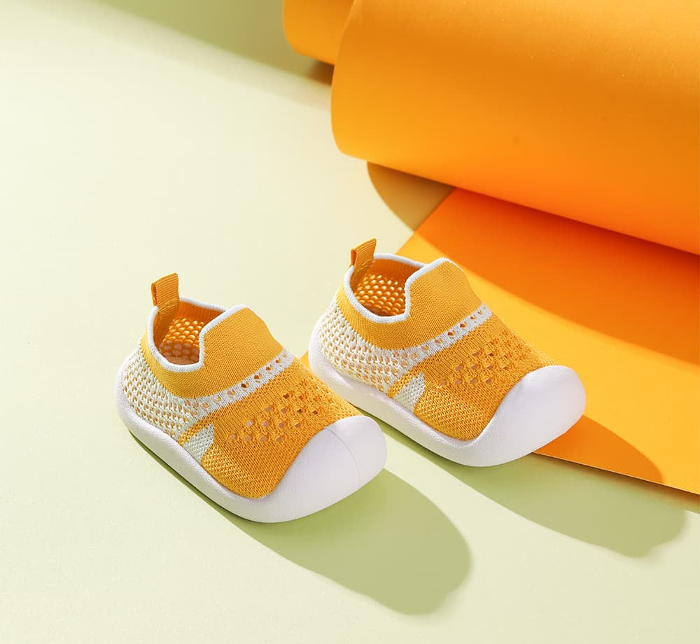 GentleStride Non-Slip Toddler Booties | Breathable Soft Sole Sneakers