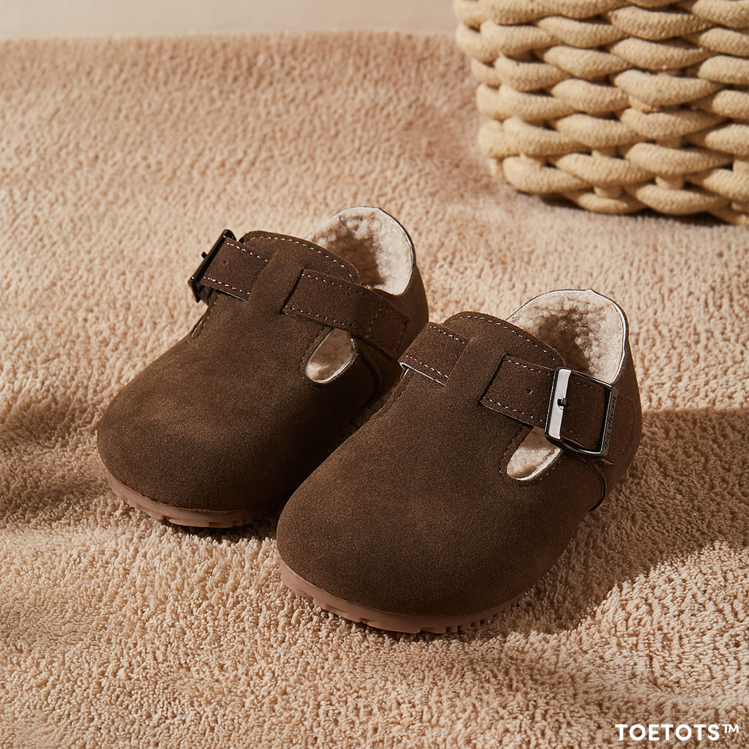 Acorn Meadow Toddler Shoes Tan | Non-Slip First Walking Footwear