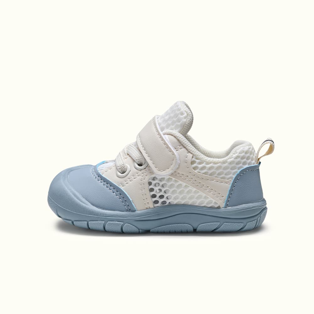 WhisperWalk Baby Sneakers Grey | Lightweight Non-Slip First Walking Shoes