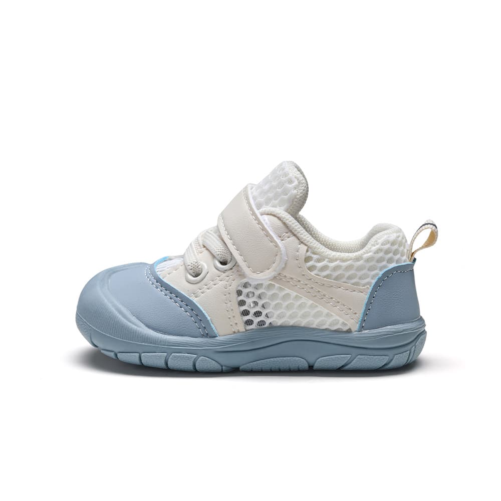 WhisperWalk Baby Sneakers Grey | Lightweight Non-Slip First Walking Shoes