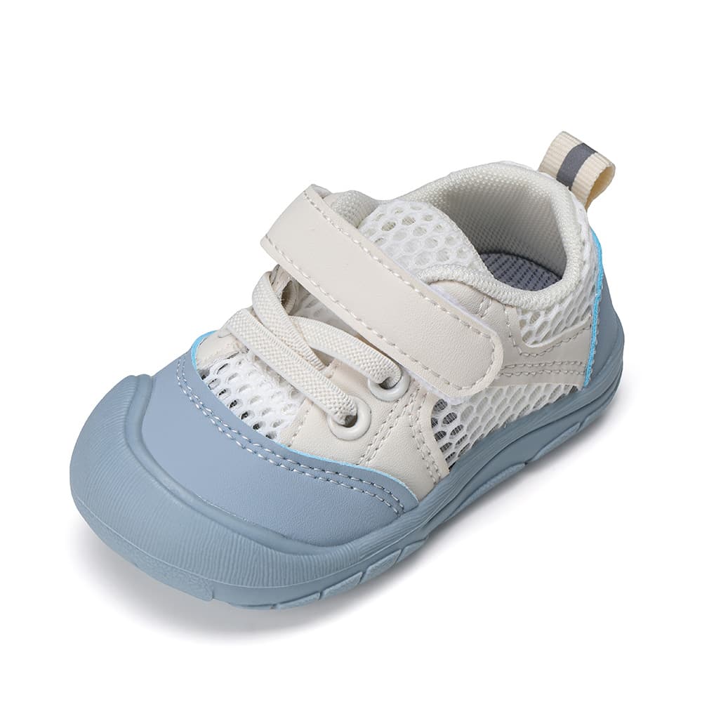 WhisperWalk Baby Sneakers Grey | Lightweight Non-Slip First Walking Shoes