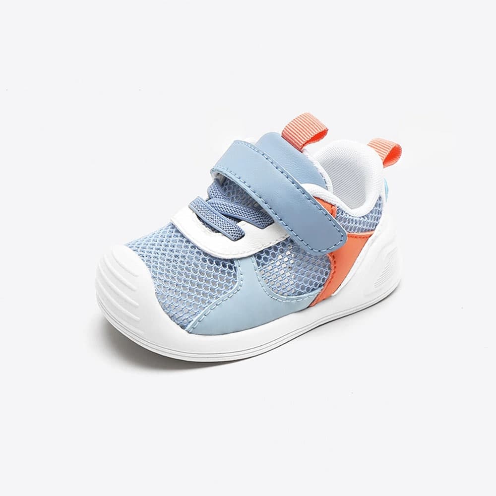 WhisperWalk Baby Sneakers Grey | Breathable Soft Sole First Walking Shoes
