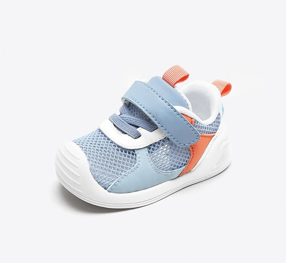WhisperWalk Colourblock Baby Sneakers | Breathable Soft Sole First Walking Shoes