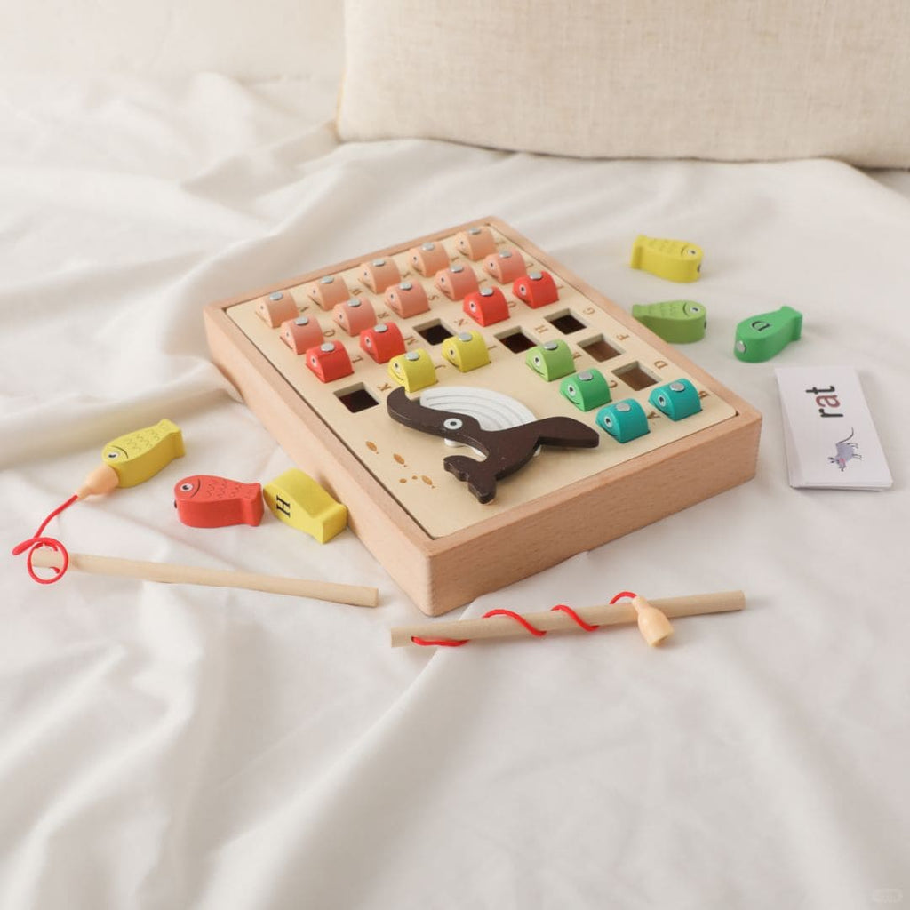 Whimsical Waters Alphabet Fishing Adventure | Wooden Toy Set