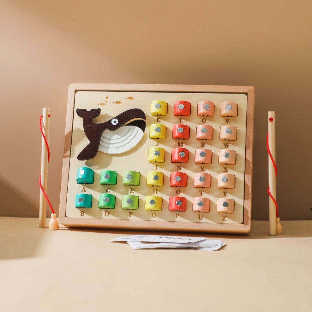 Whimsical Waters Alphabet Fishing Adventure | Wooden Toy Set