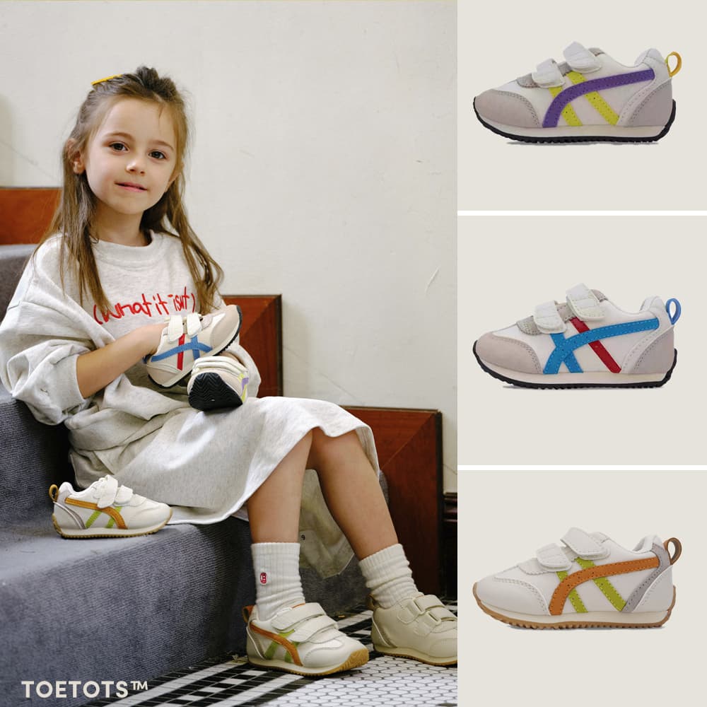 GentleStride Kids Sneakers Navy | Breathable Soft Sole Toddler Shoes