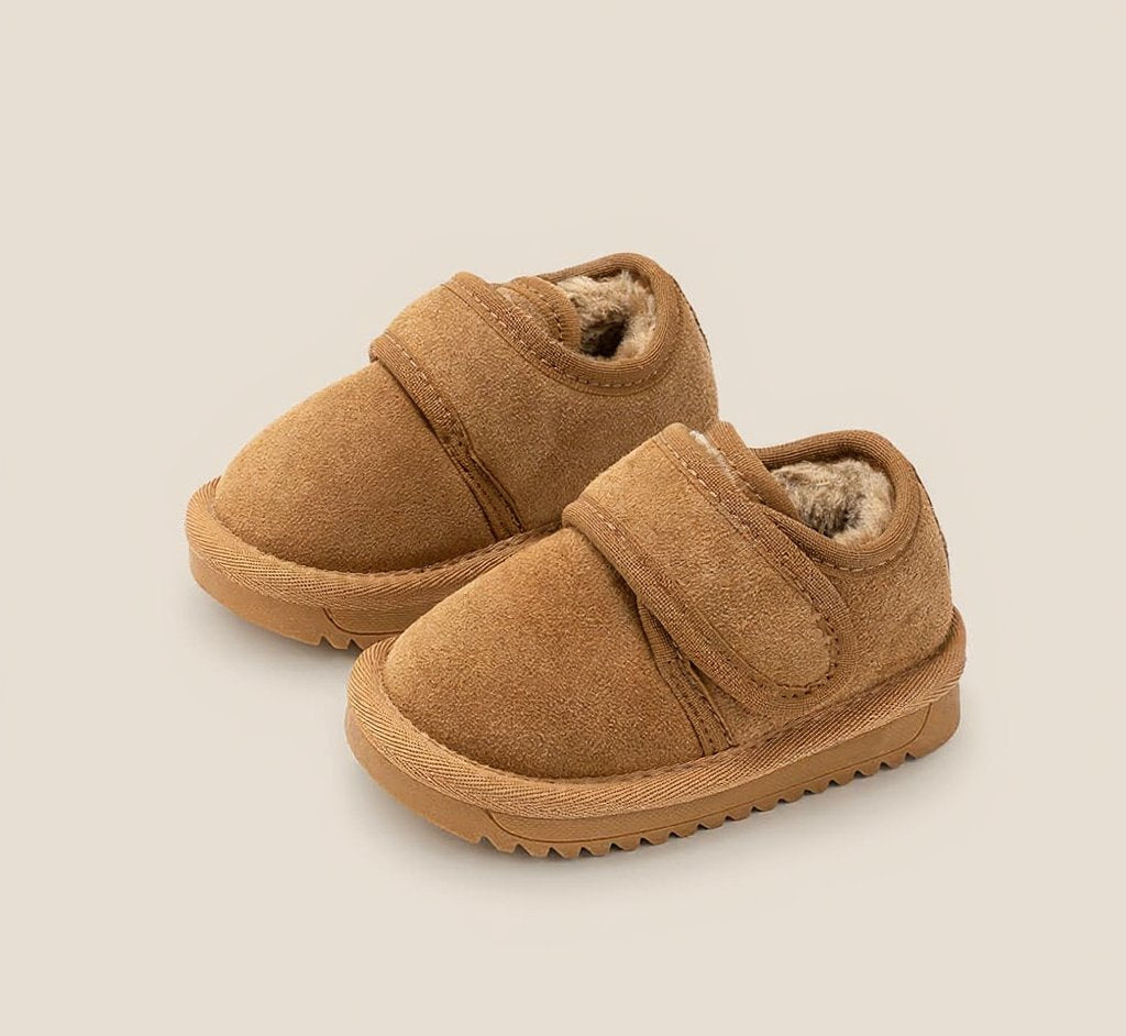 WhisperWalk Suede Toddler Winter Boots | Cosy Non-Slip Footwear