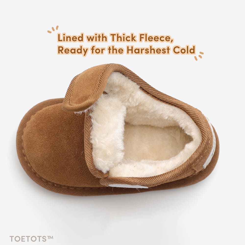 WhisperWalk Kids Winter Boots Grey | Cozy Non-Slip Footwear