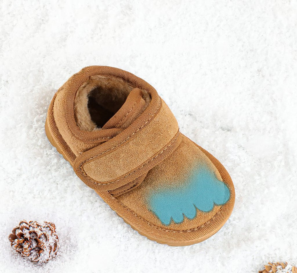 WhisperWalk Suede Toddler Winter Boots | Cosy Non-Slip Footwear