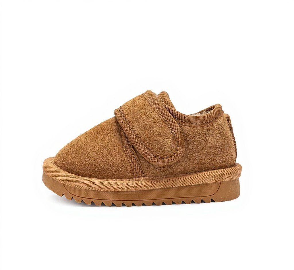 WhisperWalk Suede Toddler Winter Boots | Cosy Non-Slip Footwear