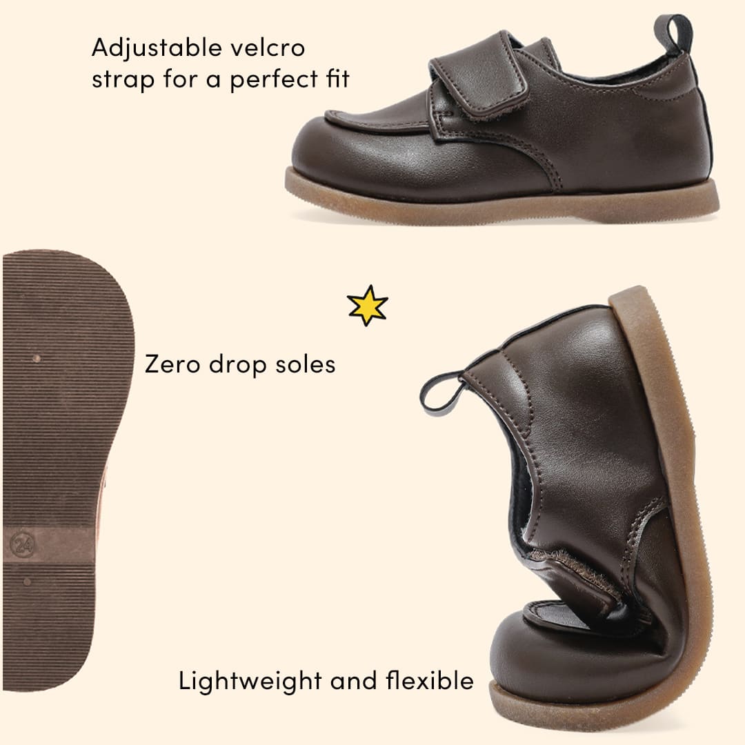 GentleStride Dress Shoes White | Soft Sole Toddler Footwear