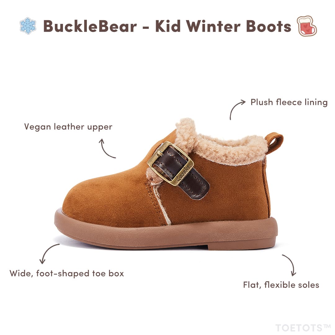 CozyPaw Toddler Winter Boots | Non-Slip Soft Sole Shoes