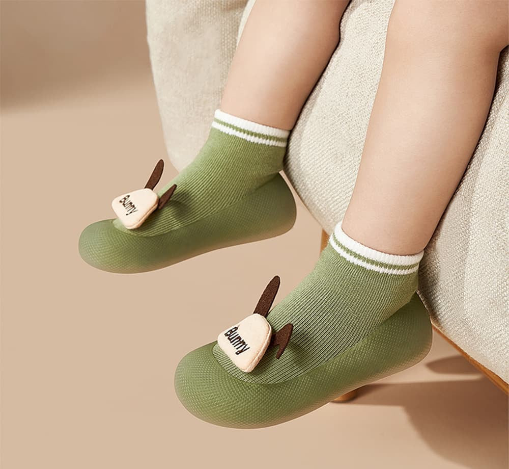 Whimsical Hop Non-Slip Toddler Shoes | Cosy Soft Sole Sneakers