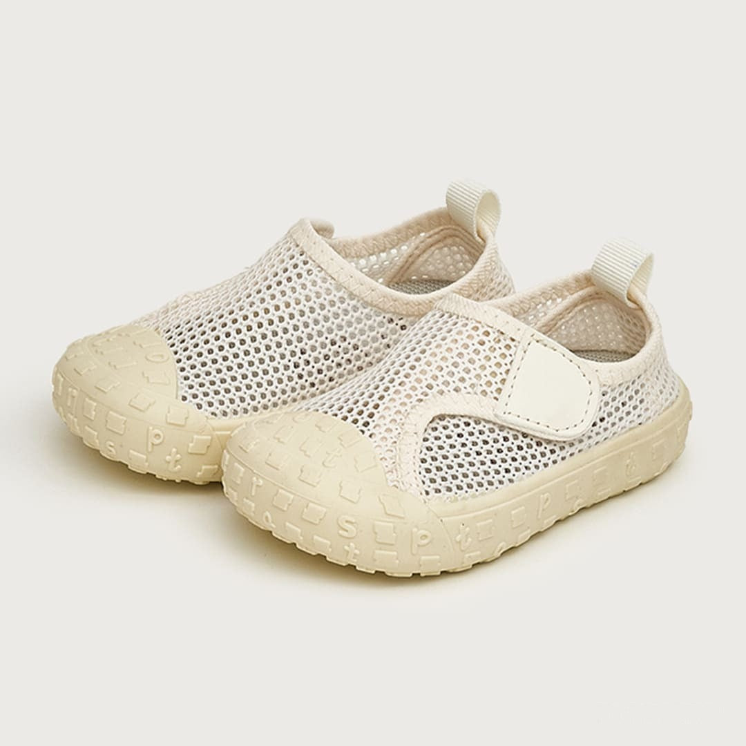 GentleStride Baby Sneakers Grey | Lightweight Non-Slip First Walking Shoes