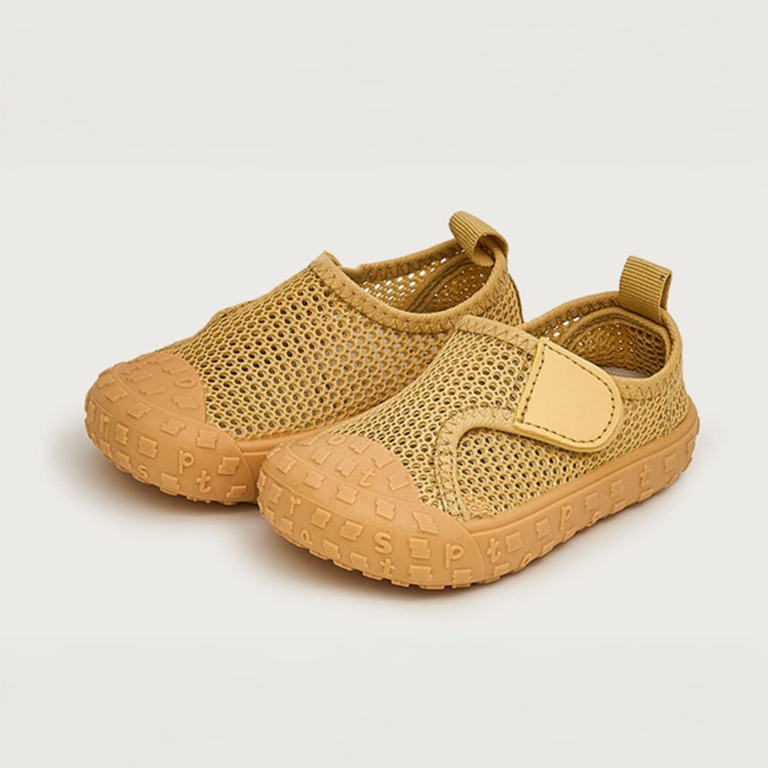 GentleStride Baby Sneakers Grey | Lightweight Non-Slip First Walking Shoes