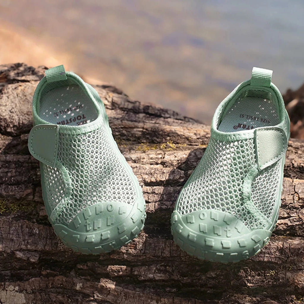 GentleStride Baby Sneakers Grey | Lightweight Non-Slip First Walking Shoes