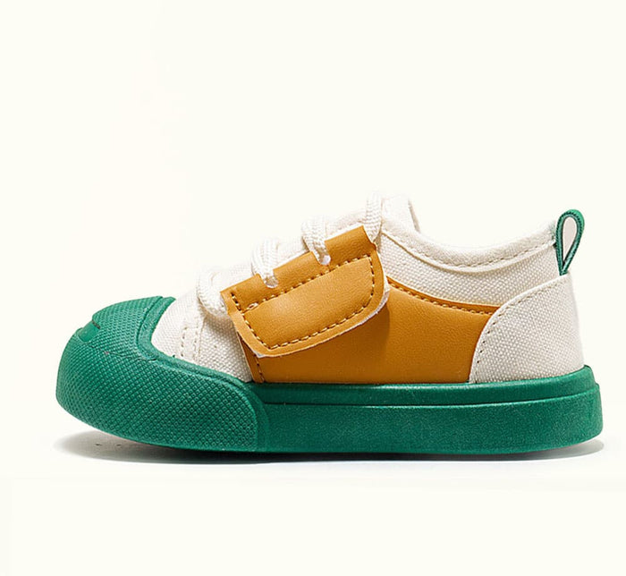 GentleStride Two-Tone Baby Sneakers | Lightweight Non-Slip First Walking Shoes