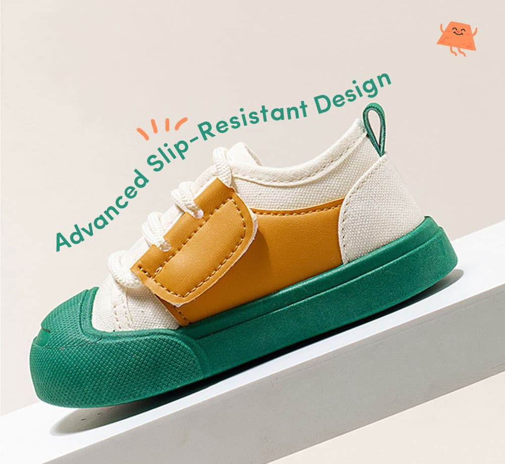 GentleStride Two-Tone Baby Sneakers | Lightweight Non-Slip First Walking Shoes