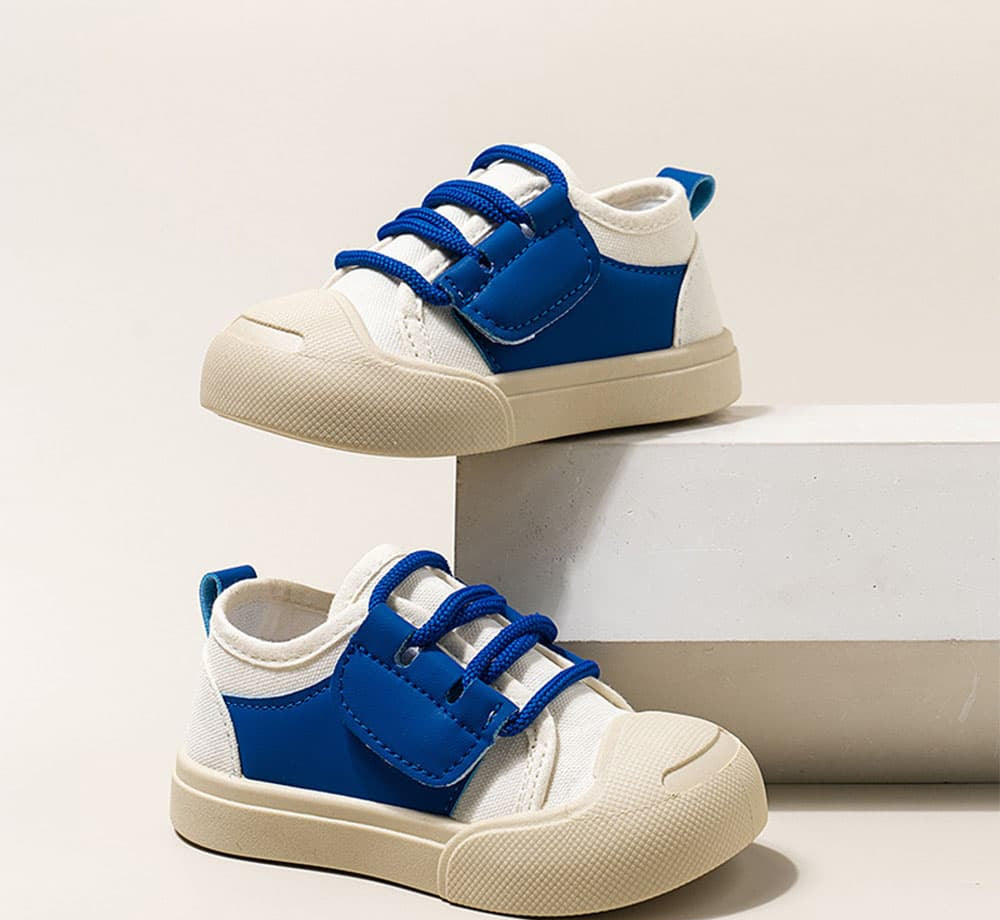 GentleStride Two-Tone Baby Sneakers | Lightweight Non-Slip First Walking Shoes