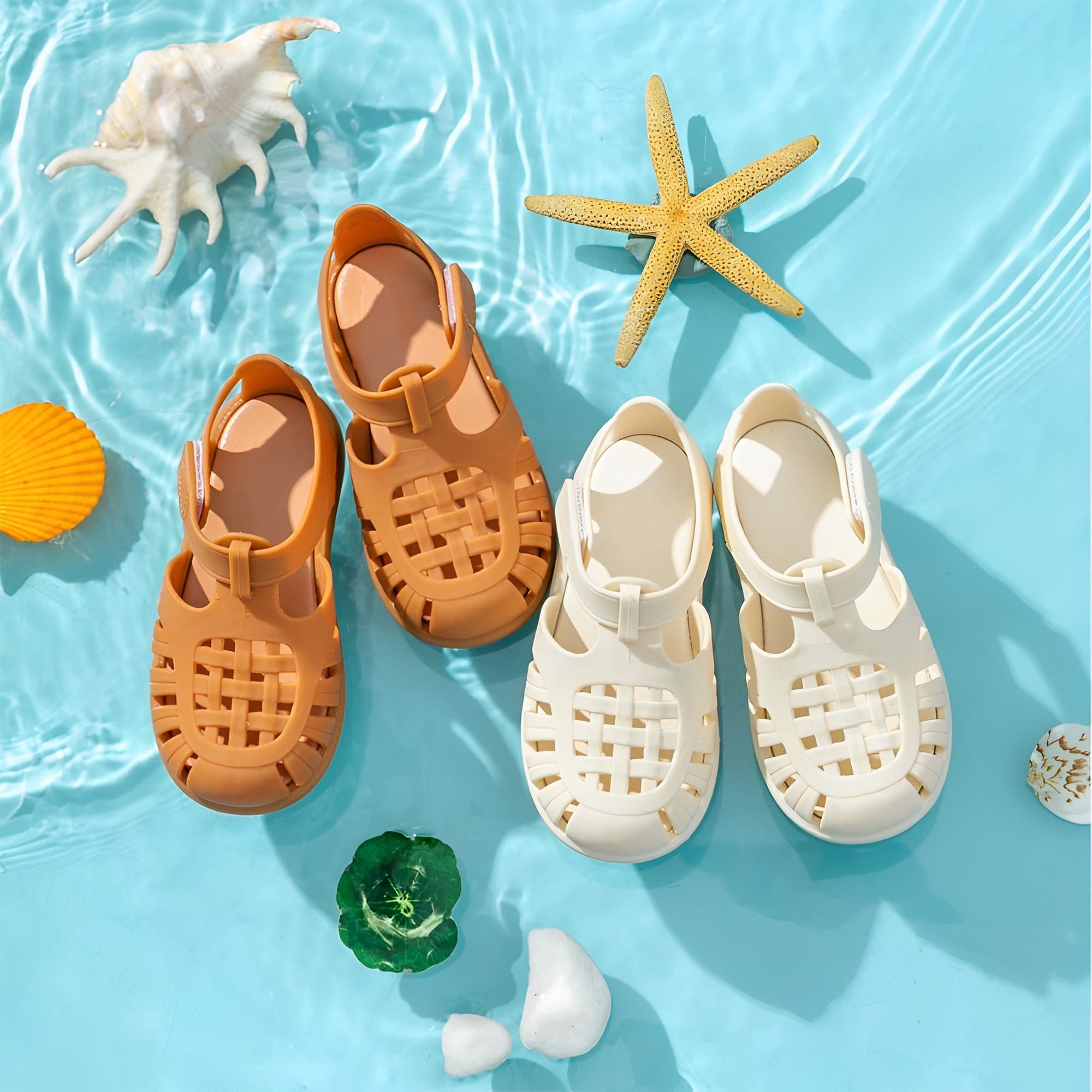 Coral Breeze Toddler Sandals | Lightweight Non-Slip Shoes