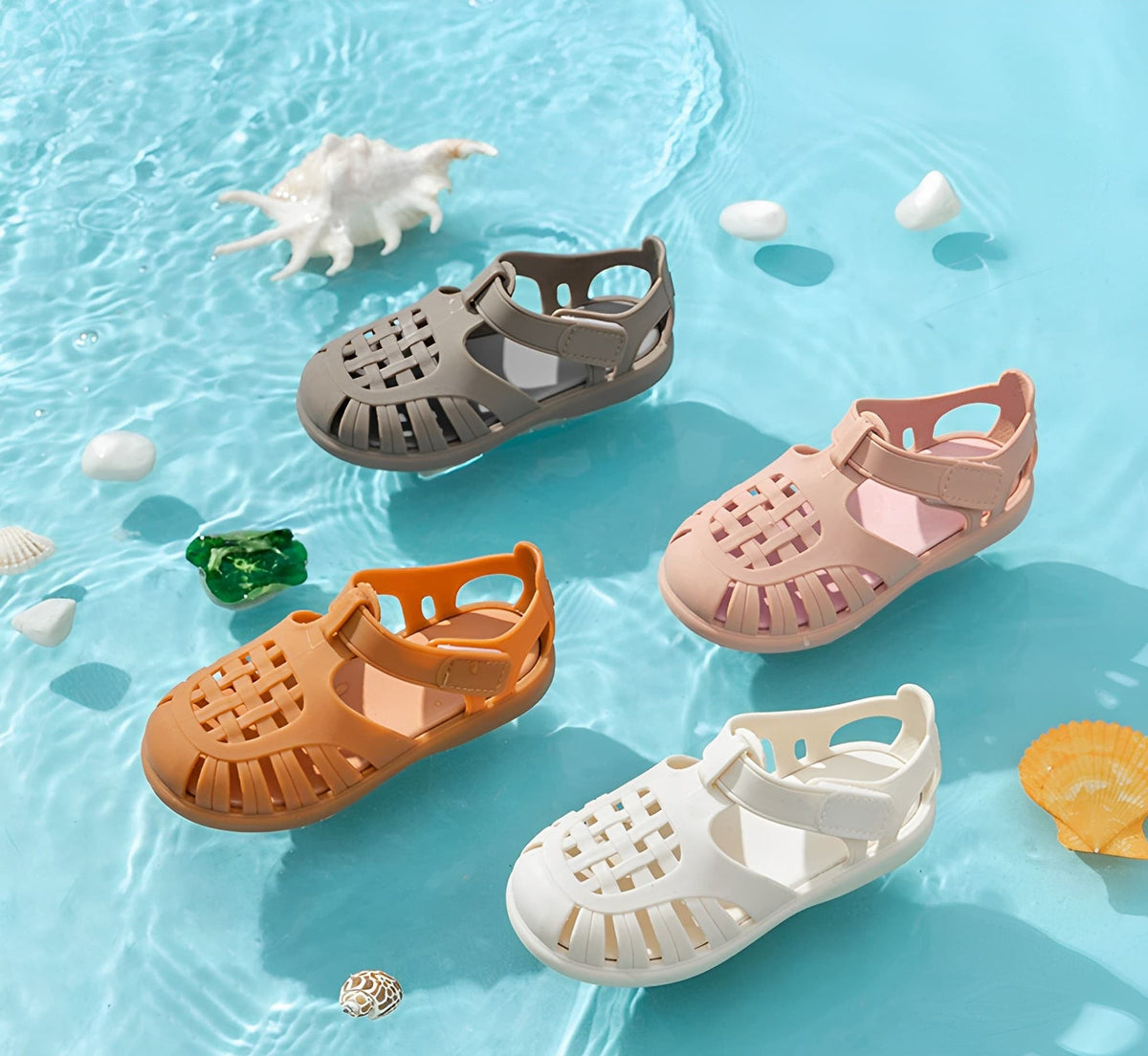 Coral Breeze Toddler Sandals | Lightweight Non-Slip Shoes