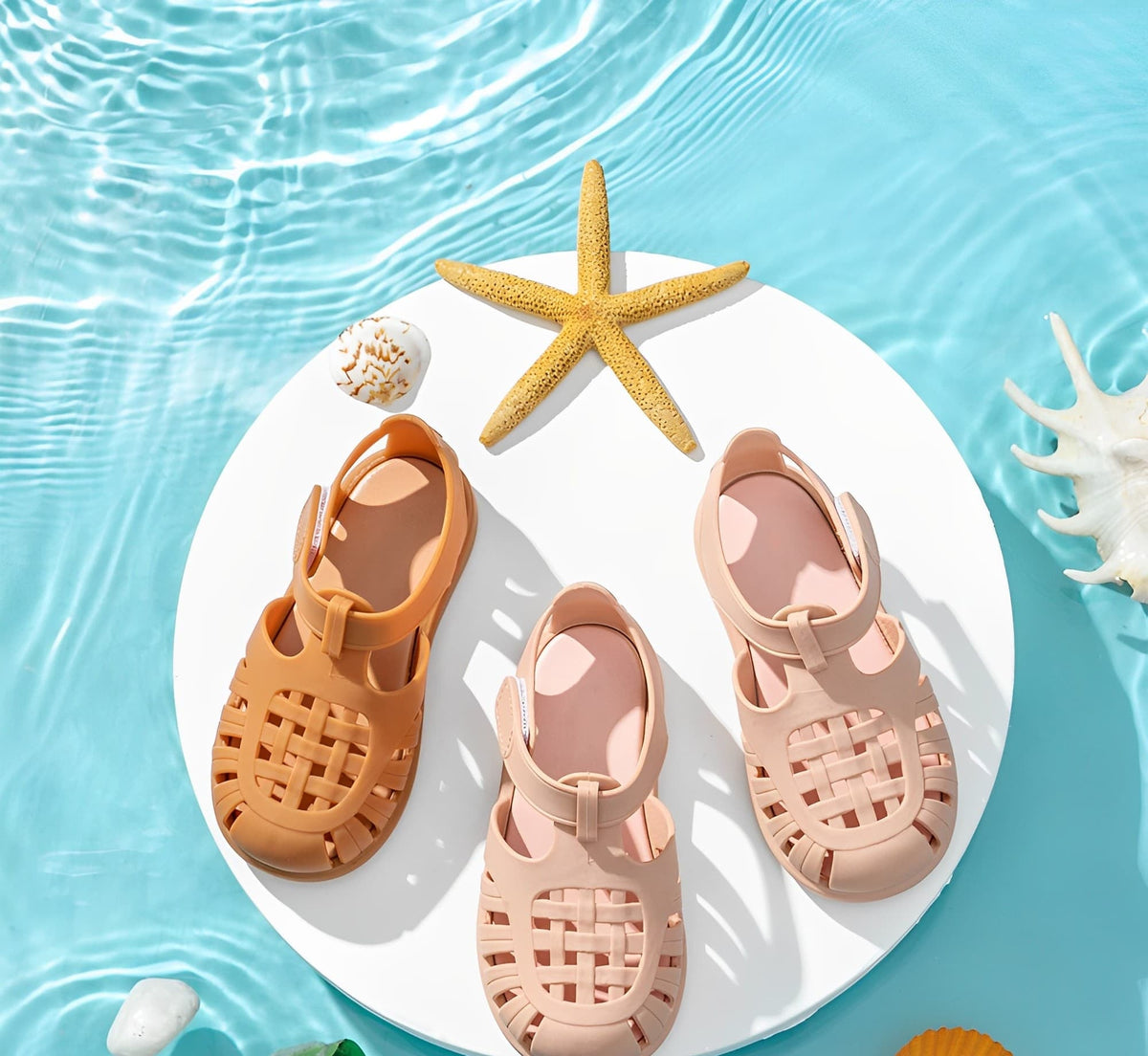 Coral Breeze Toddler Sandals | Lightweight Non-Slip Shoes