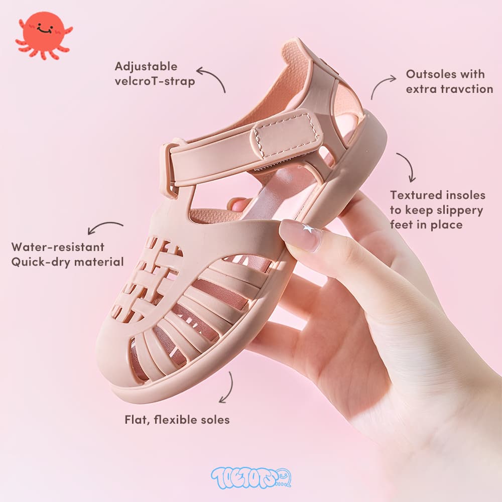 Coral Breeze Toddler Sandals | Lightweight Non-Slip Shoes