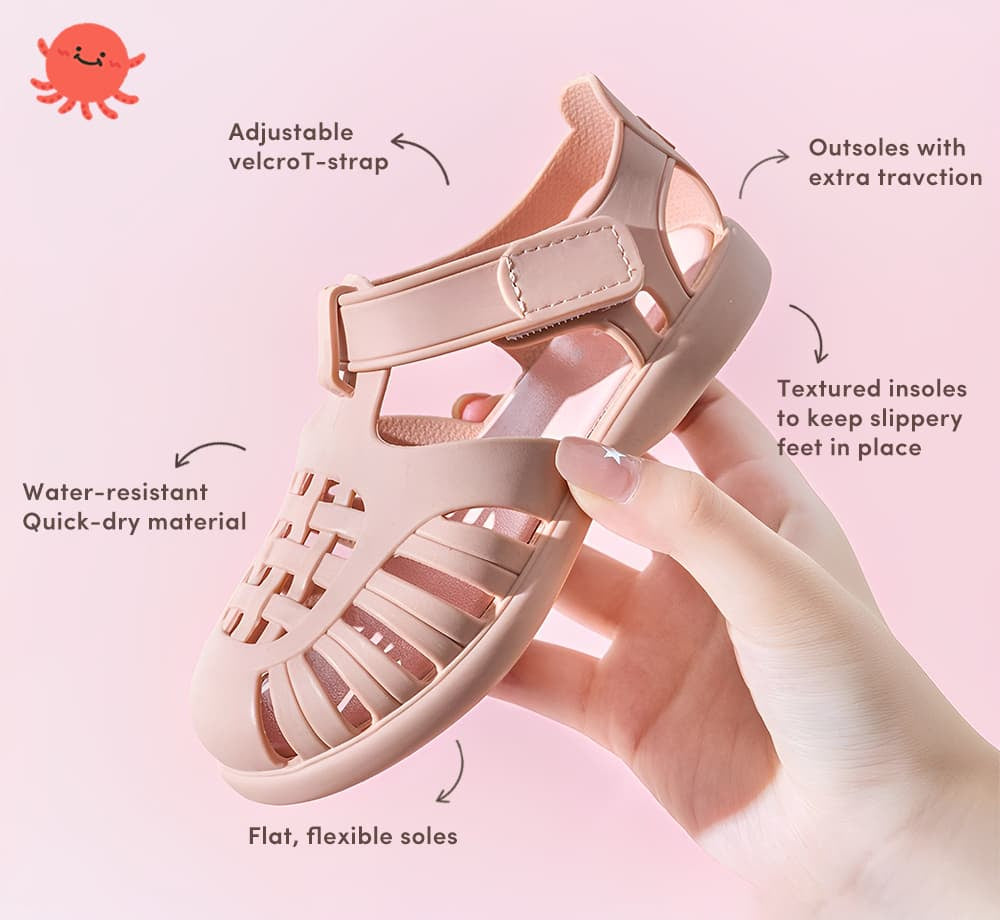 Coral Breeze Toddler Sandals | Lightweight Non-Slip Shoes