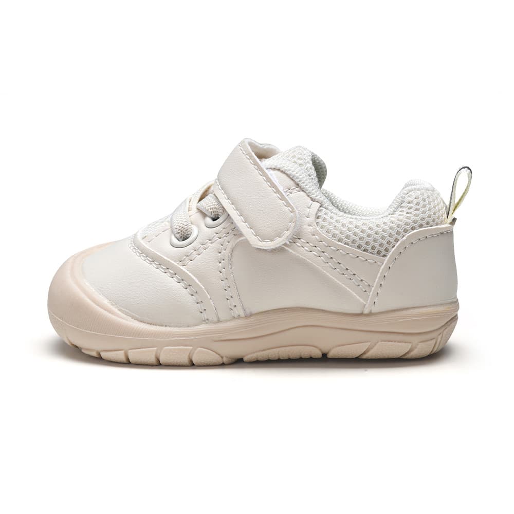 Starlit Stride Baby Sneakers White | Breathable Soft Sole First Walking Shoes